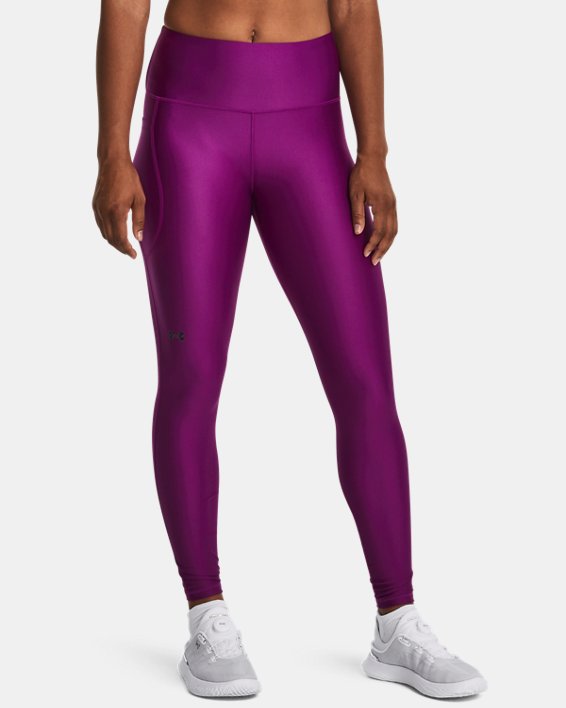 Leggings HeatGear® No-Slip Waistband Full-Length para mujer, Purple, pdpMainDesktop image number 0